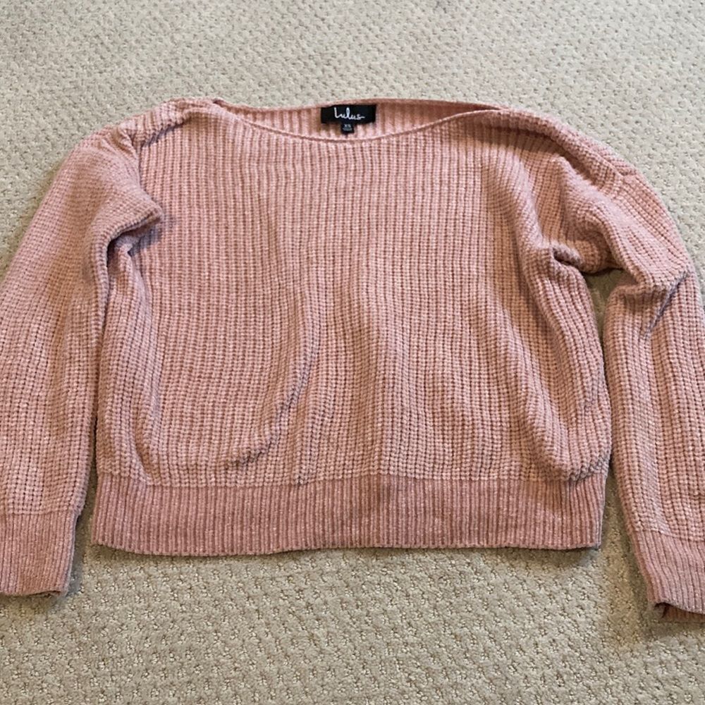 Lulus pink sweater